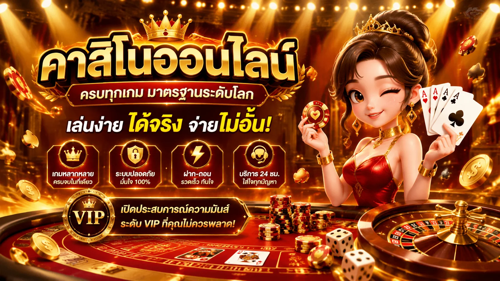 คาสิโนสด SOLOMON168 บาคาร่าและเกมโต๊ะออนไลน์